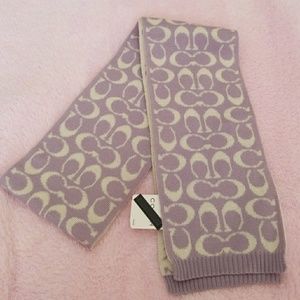 Coach wool scarf NEW